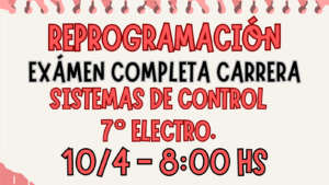 REPROGRAMACIÓN- EXAMEN COMPLETA CARRERA